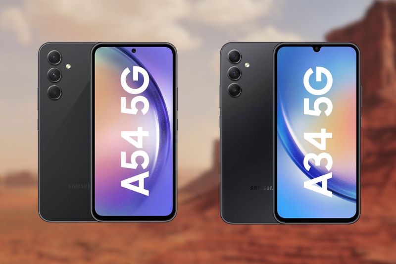 Dois modelos da Samsung