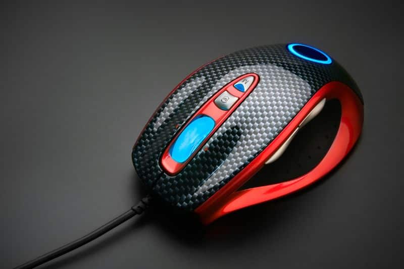 Opções de mouse ótico